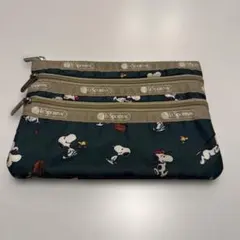 LeSportsac × PEANUTS コラボ ポーチ スヌーピー