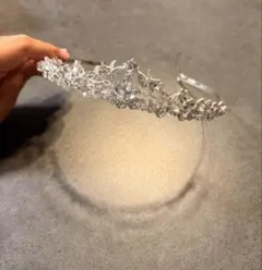 SHEIN ウェディングティアラ シルバークリスタル