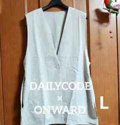 DAILYCODE × ONWARD ノーカラー ジャケット L ワンボタン