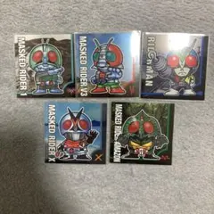 SD 仮面ライダースナック　シール　まとめ売り　5枚セット