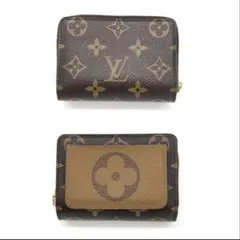 す*へ様 美品 ルイヴィトン モノグラムリバース ポルトフォイユ ルー 二つ折り