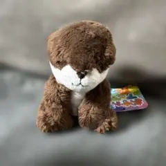 おすわりアニマルシリーズ ぬいぐるみ カワウソ - メルカリ