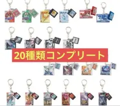 ポケモン パッケージ カートリッジ キーホルダー コレクション　20種コンプのサムネイル