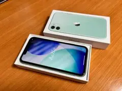 【美品】iPhone 11 64GB グリーン SIMフリー 箱付 修理歴なし
