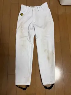 ホワイト 野球 ユニフォーム(練習着) 汚れあり