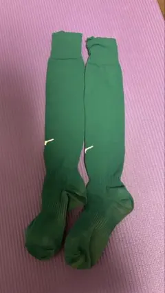 グリーンサッカーソックス　【ミズノ】　サッカー道具