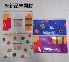 【新品未開封】マクドナルド　BEAMSDESIGNポーチ&クリーナークロス各2個