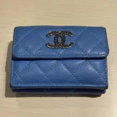 2026年最新】CHANEL カラー：ブルー系 レディース 三つ折り財布の人気