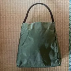 PRADA オリーブグリーン トートバッグ