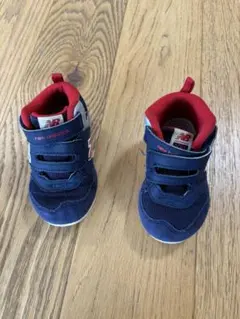 New Balance スニーカー ネイビー/レッド JPN14