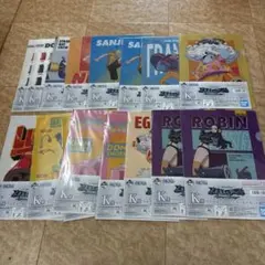 一番くじ ワンピース 未来島エッグヘッド　K賞 クリアファイルセット　16枚