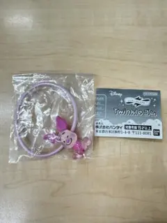 ディズニーキャラクター Twinkle ゴム スティッチ ガチャ ピグレット