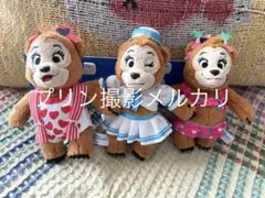 ディズニー　レア　カントリーベア　サンボネッツ　ぬいぐるみ カントリーベア バニー スリーサンボネッツ ぬいぐるみバッジ