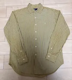 ☆Polo by Ralph Laurenストライプ シャツ イエロー⚠️破れあり