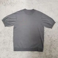 無印良品 クルーネック 半袖　ニット