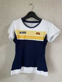 ellesse テニスウェア Tシャツ ネイビー　Mサイズ