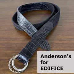 Anderson's EDIFICE ダブルリングベルト 90cm