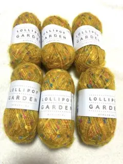 ユザワヤ　ロリポップガーデン　色番20 毛糸6玉セット　ハンドメイド