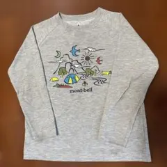 mont-bell 長袖Tシャツ　ウィックロン　120cm