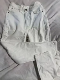 Lee 白　デニム　ジーンズ　ズボン