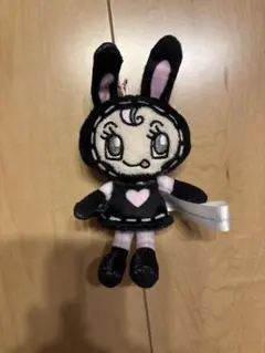 メゾピアノ　ベリエちゃん　マスコット　キーホルダー　黒　ブラック　ピンク　量産型