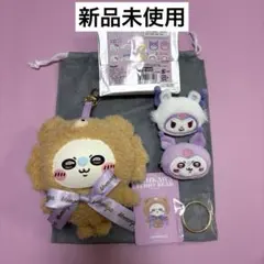 モモンガ きらめっこ テディベア サンリオ×ちいかわシークレットヘアクリップ2種