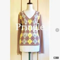 Pringle of Scotland ポルトガル製 ウールニットトップス Sのサムネイル