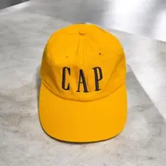 byea. "CAP" cap キャップ イエロー パロディ