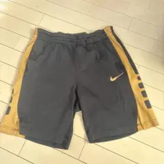 Nike DRI-FIT バスケットボールパンツ M グレー/ゴールド