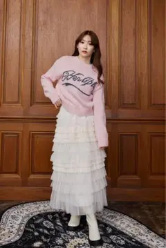 deres デレス Nina/squeeze linen skirt - メルカリ