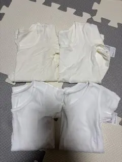 ユニクロ　80cm半袖コットンフライスインナーシャツ　ヒートテックシャツ