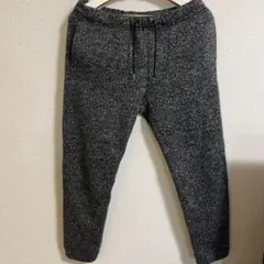 グレー系ヘザー仕上げジョガーパンツ