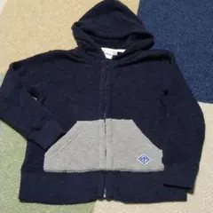 タグを外し試着のみ SHIPS タオル地 パーカー 110