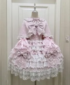 ロリータ　ロリィタ　ピンク　ワンピース　シャツ　ケープ