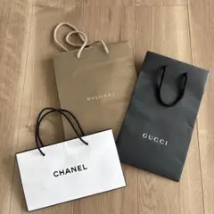 高級ブランド ショップ袋 3点セット