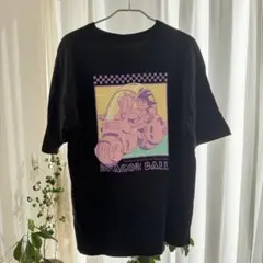 ドラゴンボール DRAGON BALL Tシャツ L 黒 悟空 ブルマ