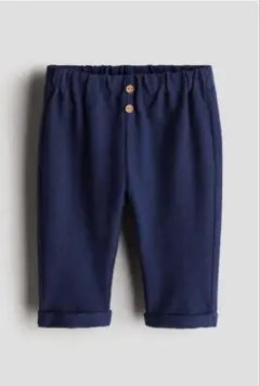 ネイビー コットンパイルジョガーパンツ 100cm 未使用