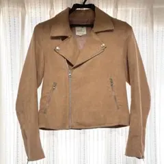 【新品同様】スエードジャケット earth music&ecology