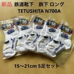 駅鉄　鉄道靴下　鉄下 ロング　TETUSHITA N700A 15〜21cm