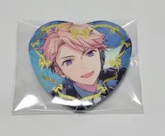 あんスタ　ラメキラハートカンバッジコレクション　鳴上嵐　缶バッジ