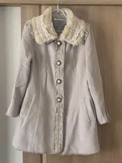 アクシーズファム　姫コート　襟ファー脱着可