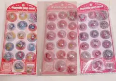 ハローキティ　カプセルポップシール　昭和レトロ　平成ギャル　マイメロ