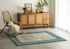 unico CLEVE (クリーブ) パイル ラグ グリーン　140×200