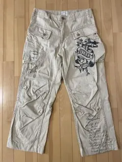 PPFM 神の服 ベージュ ハーフパンツ スカルプリント - メルカリ