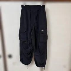 Dickies ナイロンカーゴパンツ ブラック L ワイドのサムネイル