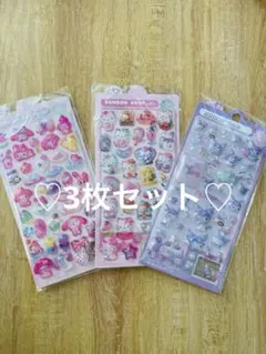 ⭐︎1セット限定⭐︎　3枚セット　クロミ　マイメロ　サンリオ　ボンボンドロップシール