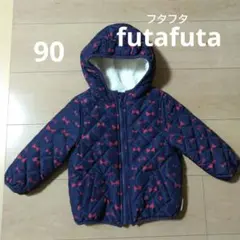 futafuta　フタフタ 90　アウター　もこもこ　ジャンパー　フード
