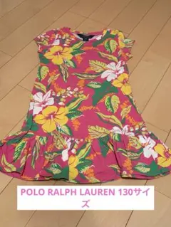 POLO RALPH LAUREN フラワープリント ワンピース S（130）