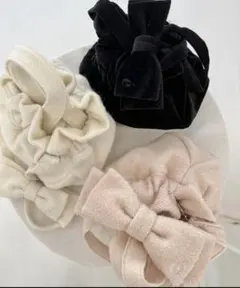 美品！é ribbon gather bag epine ショルダーバッグ