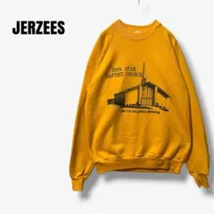 y8526 80s〜90s USA製 ジャージーズ ラグランスウェットプリントのサムネイル